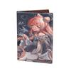 New Anime Games Girl Pattern Passport Cover Women Travel Accessories PU Leather Animation Passport Holder ID Bank Card Holder