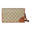 Gucci GG Canvas Leather Crossbody Bag Beige Brown Daily Commute Travel 820688-FAD6L-9758