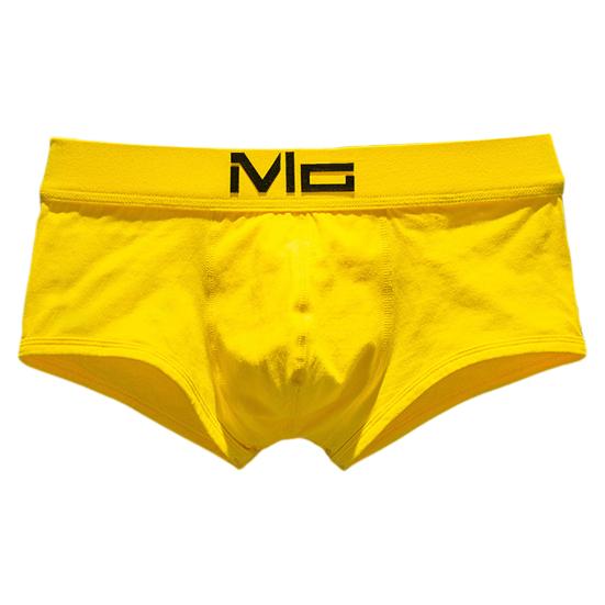 Men Boxer Underwear Low-rise Elastic Waistband Letter Print Shorts Briefs U-convex Breathable Non-Stuffy