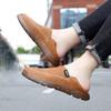 Men Leather High Quality Business Fashion Casual Shoes Handmade Men Genuine Leather Driving Shoes