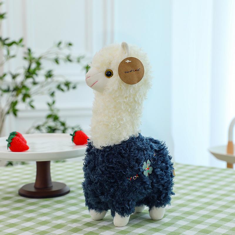 Cute alpaca doll lamb pendant plush toy grab machine doll zoo event gift