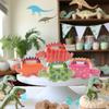 New 6Pcs Cute Dinosaur Shaped Candy Boxes Happy 1st Birthday Party Decor Kids Boy Gifts Packaging Box Dino Baby Shower Supplies Box
