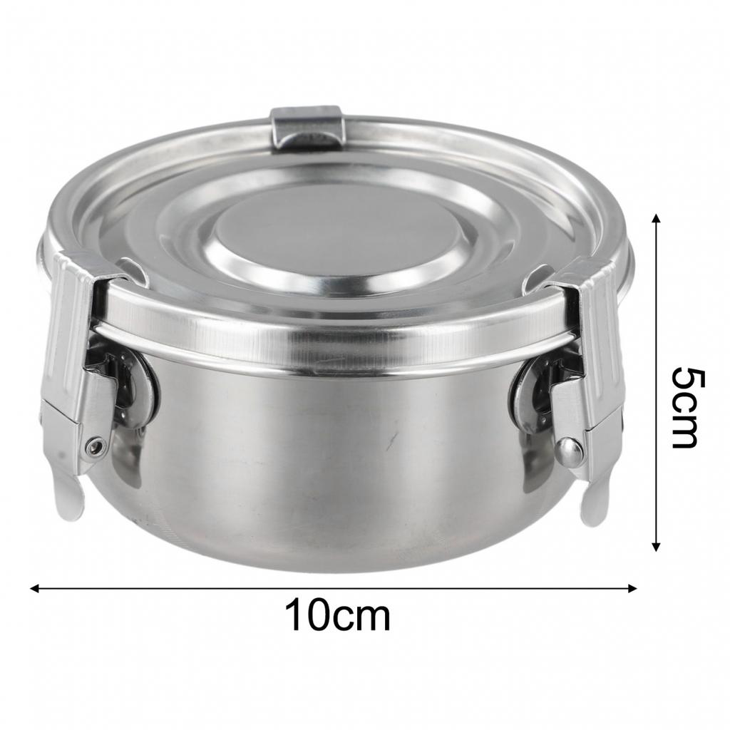 Lightweight Picnic Box In Stainless Steel for School and Office Meals