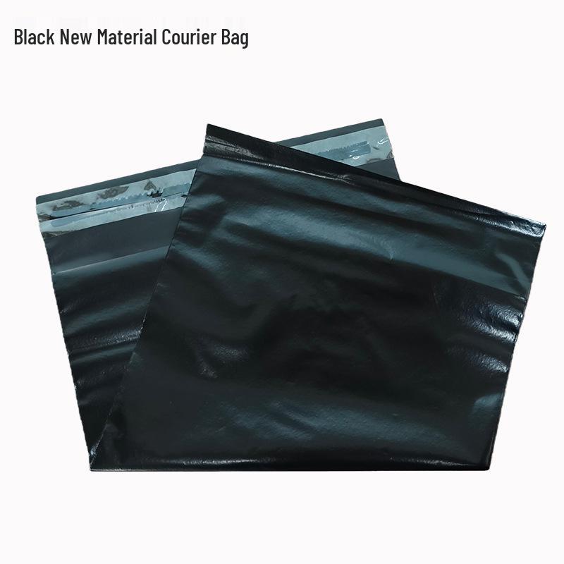 Eco-Friendly Black E-commerce Packaging Bag for Clothing - Recycled Material