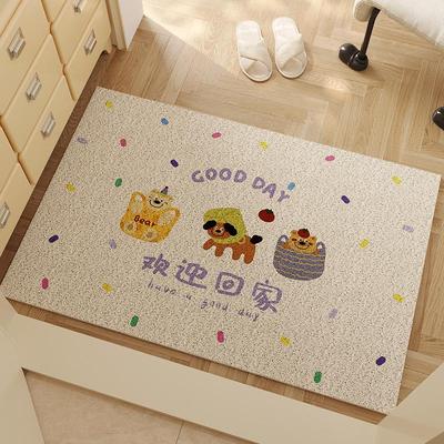 Cartoon Anti-slip Entrance Mat: Silk Loop, Dirt-resistant, Easy To Clean, Wear-resistant, Cuttable