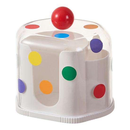 

Держатель для ватных дисков Yousheng Косметический органайзер Большой вместимости Пыленепроницаемый Прозрачный Диспенсер для ватных дисков Подставка для ватных палочек белый