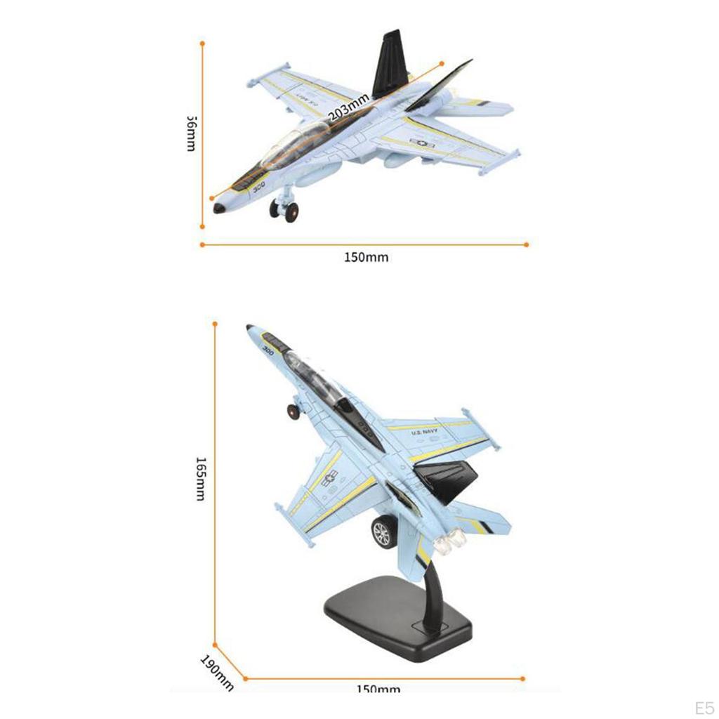 F18 Fighter Jet Model with Illumination And Melodies for Home Decor