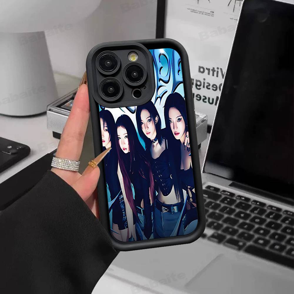 KPOP A-aespa Phone Case For IPhone 17 16 15 13 11 12 14 Pro Max Plus Silicone Cover Shell