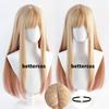 Marin Kitagawa Marin Cosplay Perucas Longas Rosa Degradê Resistente ao Calor Cabelo Peruca de Festa + uma touca para peruca