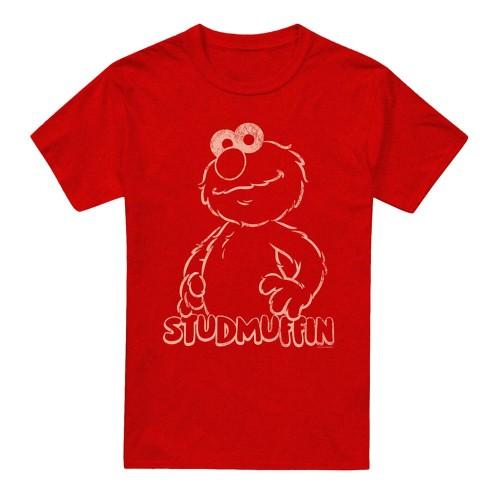 Sesame Street Unisex Adult Studmuffin Heather T-Shirt