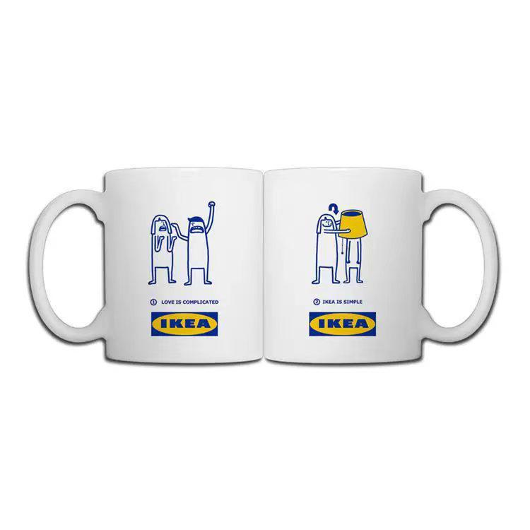 Custom Color-Changing Ceramic Mug with Logo and Photo Pattern