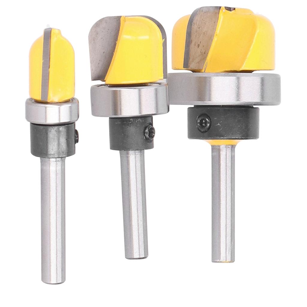 3pcs 6mm Shank Router Bit High Strength Wood Working Milling Cutter Tool Set