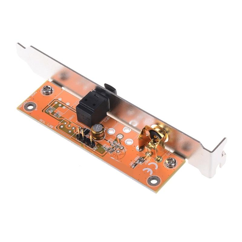 24Bit 192KHz Enkel Installation SPDIF Fäste Optiskt Portfäste För Ljudöverföringstillbehör