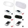 Elegante Transparente Schutzhülle Hartschale Geeignet für PSP1000/PSP2000 Kratzfeste Schale Erhöht die Haltbarkeit