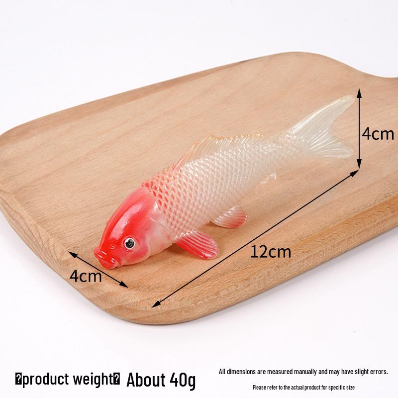 PVC Koi & Goldfish Keychain Ornament for Fish Tank Landscaping