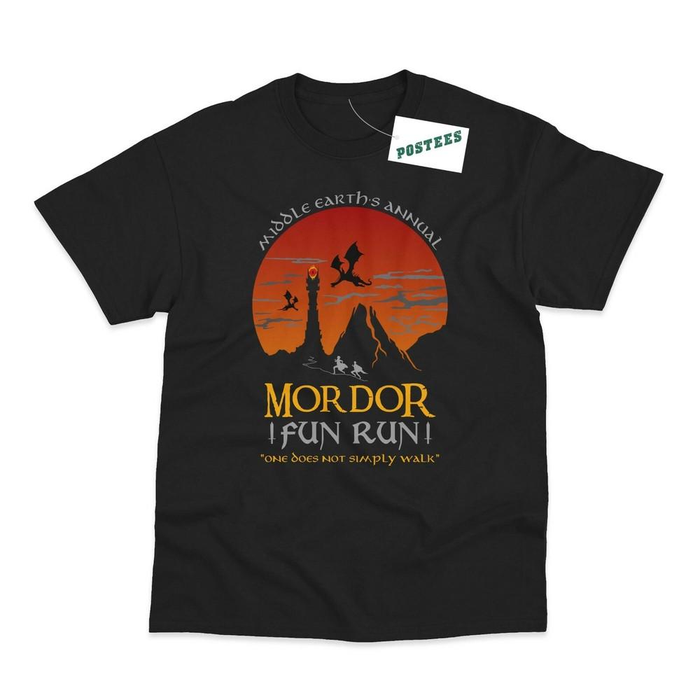Mordor Fun Run Inspired By The Lord Of The Rings DTG Men's and Women's T-Shirts
