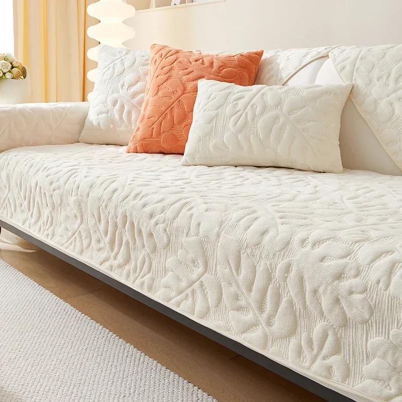 

Подушки для дивана осень-зима, новые бархатные толстые подушки для сидений, полный комплект, универсальная противоскользящая ткань для дивана 70x70cm