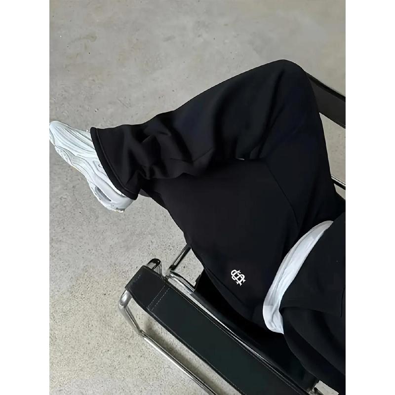 2026 New Men's Fashion Embroidered Loose Casual Sports Pants