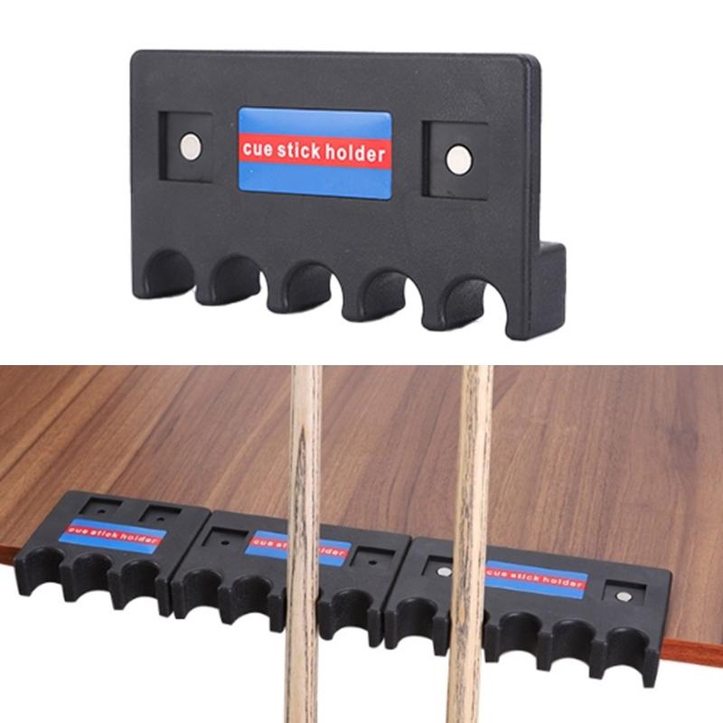 3/4/5 Holes Billiard Cue Rest Billiard Stick Rack Support Bracket for Pool Cues, Light Weight Billiards Pool Cue Holder