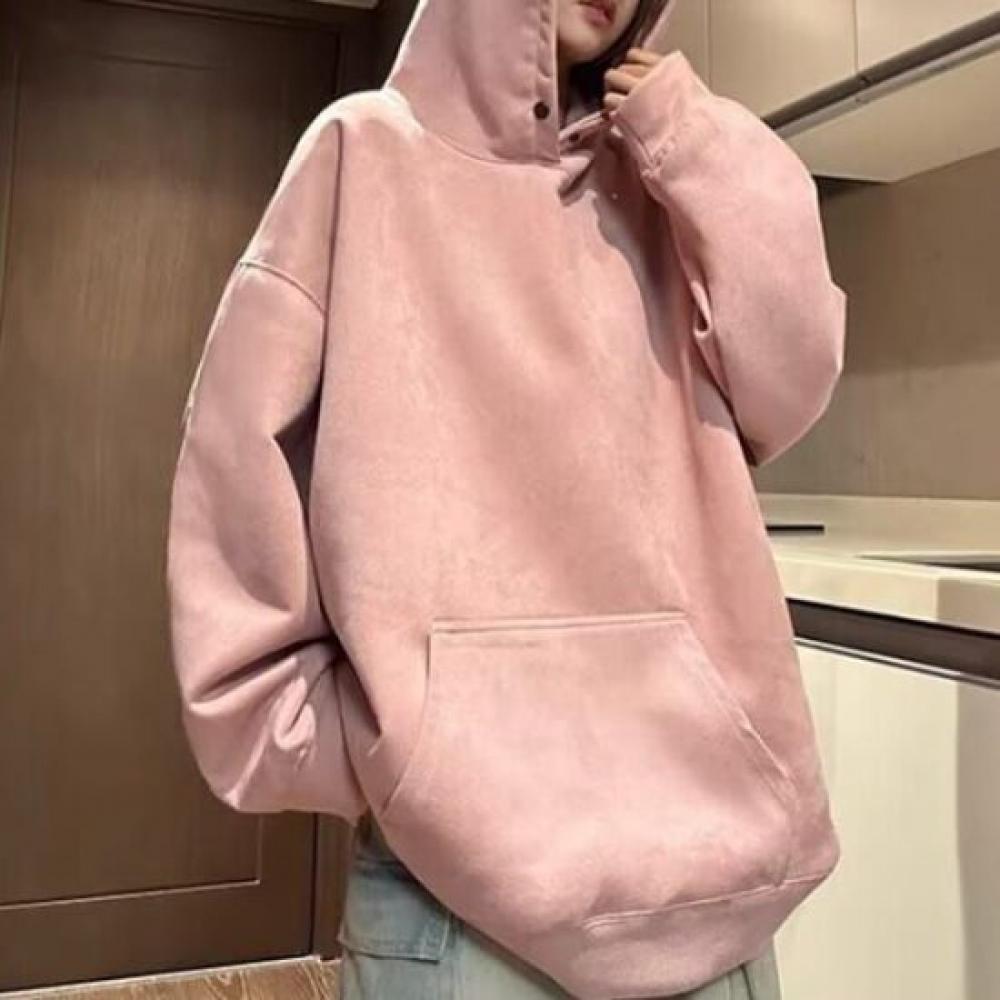 Navava Unisex Casual Plain Long Sleeve Hoodie Nt2092