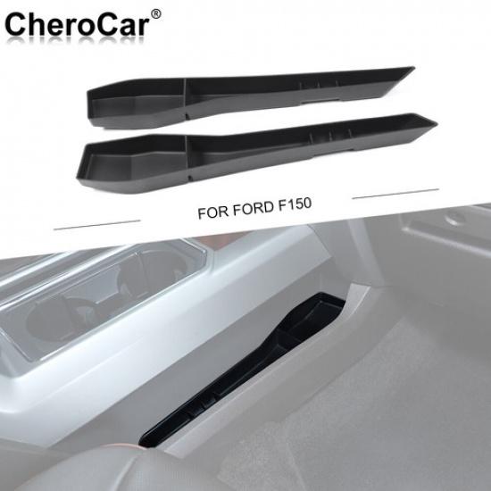 Center Console Gear Shift Side Storage Box Organizer For Ford F-150 Accessories