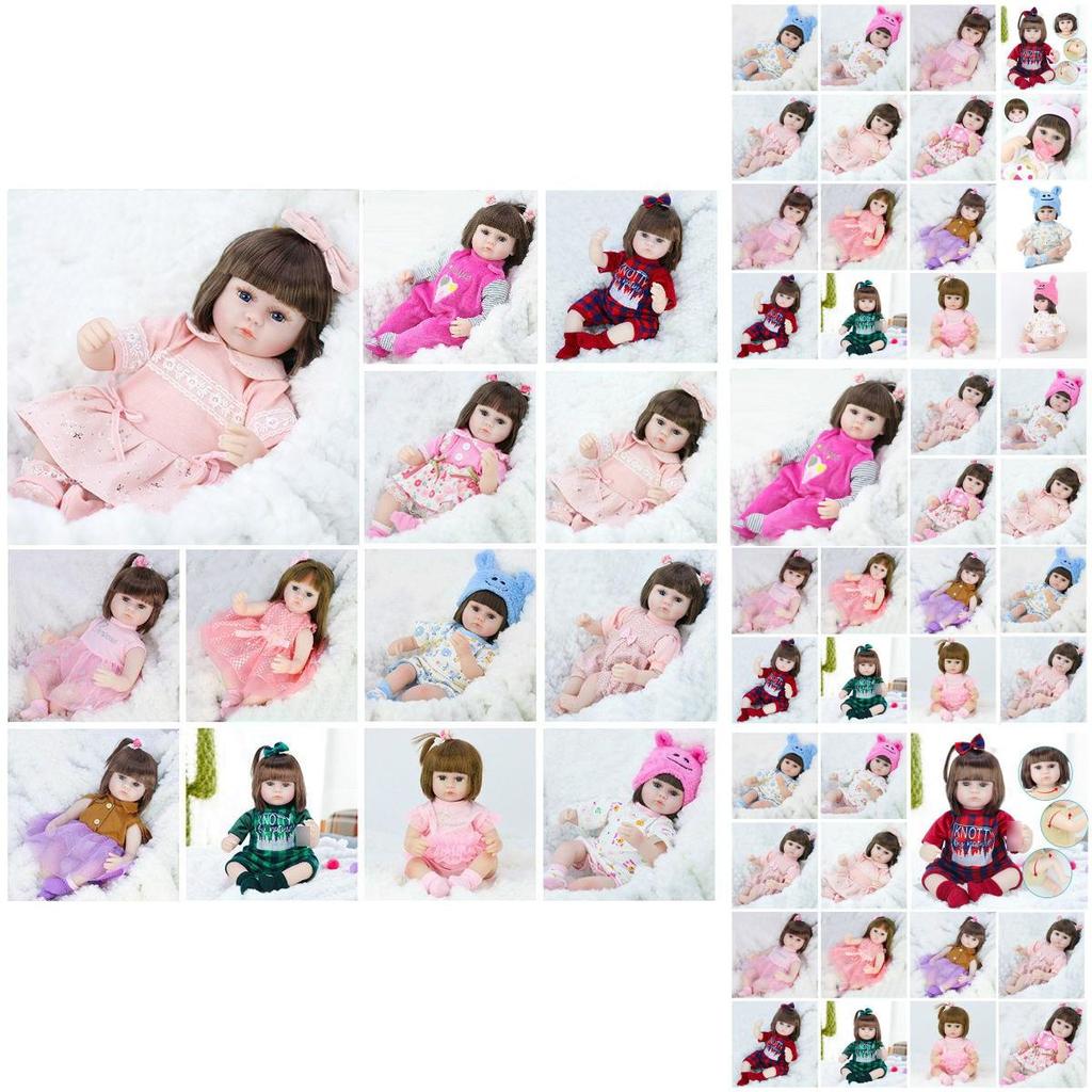 Adorable Reborn Baby Doll 42cm Lifelike Toddler Toy For Girls Ideal Gift