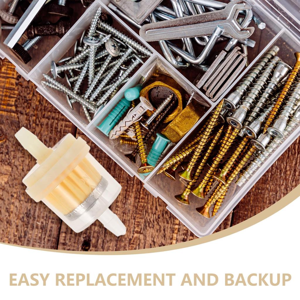 IMIKEYA 10pcs Fuel Filter Inline Gasoline Filter for Off-Road Vehicle Universal Sandbuggy Off-Road Go Kart Engine Protection High Efficiency