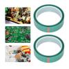 2PCS High Temperature Tape PET 0.06mm Thickness 25mm Width 33meter Length Green Insulation Tape