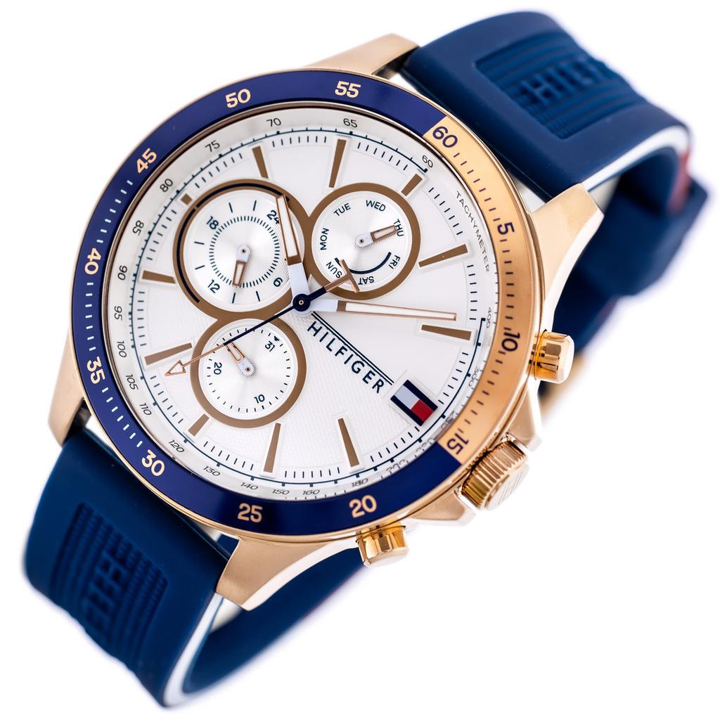 Zegarek Męski Tommy Hilfiger Bank 1791778 (Zf064A) + Box