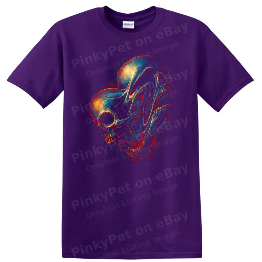 Skull Art T Shirt Dark Urban Graphic Tee for Streetwear Lovers