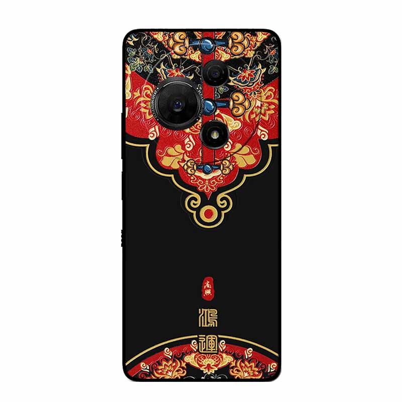 3D Relief Embossed Cover For TCL 60 NxtPaper 4G Case Soft Silicone Back Cover For 60 NXTpaper 4G 3D Relief Funda TCL 60 NXTpaper