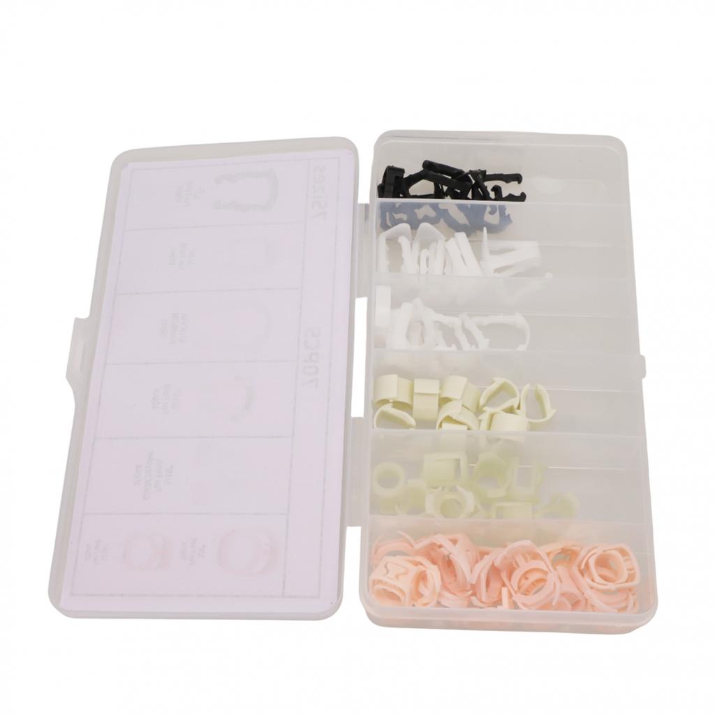 Convenient Assortment of Fuel Line Retainer Clips for Ford Cars 70 Clips