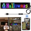 Scrollendes Werbe-LED-Schild Panel Bluetooth App-Steuerung Logo-Licht Benutzerdefinierter Text Muster Animation Programmierbares Auto-Display