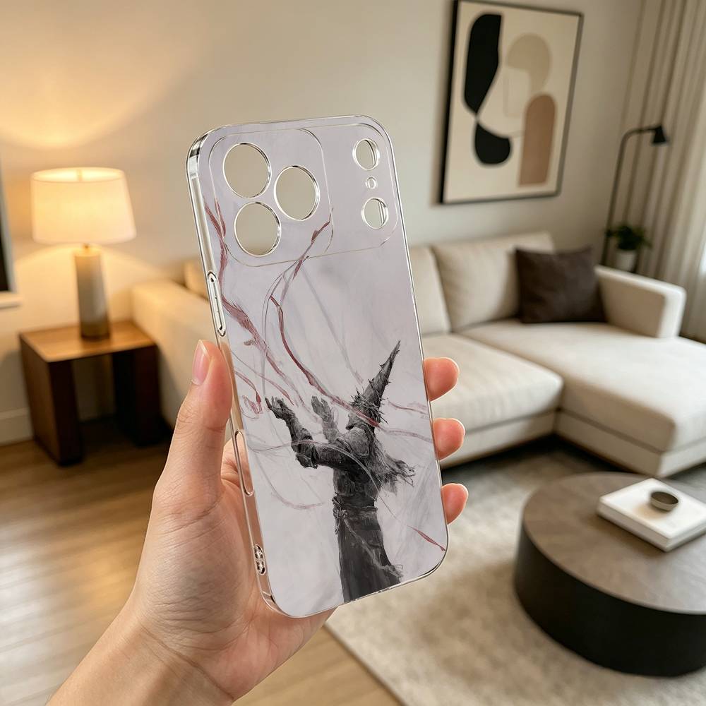 B-Blasphemous The -PPenitent One Game Phone Case Transparent Silicone Soft For iPhone 17 16 15 14 13 12 11 Mini Pro Max Plus