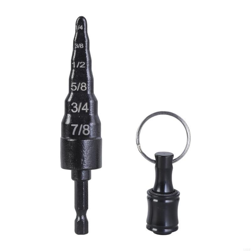 6 In 1 HVAC Repair Tool with Bit Holder for Copper Pipe Flaring and Swaging with 1/4, 3/8, 5/8, 3/4 and 7/8 Bits