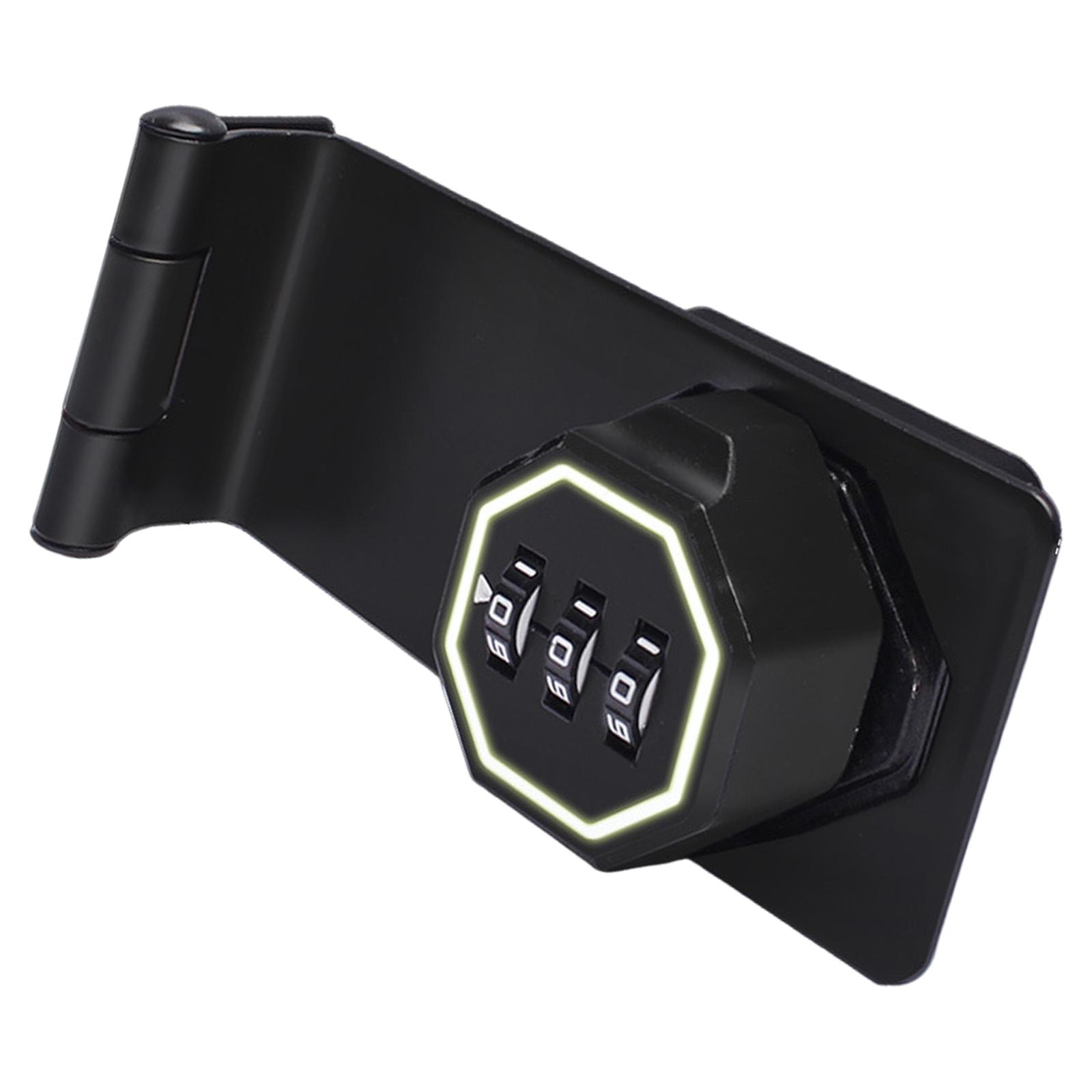 

Замок для шкафа без ключа 3-значный кодовый замок Замок-защелка с паролем для шкафов с маленькой дверцей, амбарной двери, ванной комнаты B