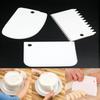 Plastic Cake Scraper Set Baking Icing Smoother Tools for Cream Decoration Dough Cutter Pastry Fondant Edge Pattern Design