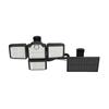 Outdoor Solar Lights IP65 Waterproof 198LEDs Motion Sensor Lights with 4 Adjustable Heads