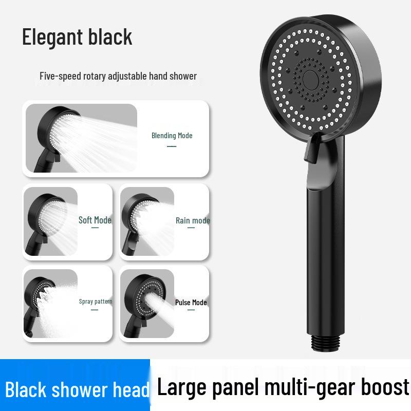 High-Pressure Rain Shower Head for Home Use, Universal Fit, Large Water Output
