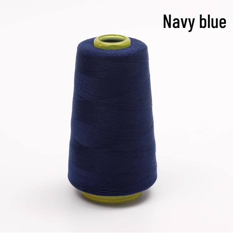 Large Cone of White Polyester Sewing Thread for Machines and Hand Sewing