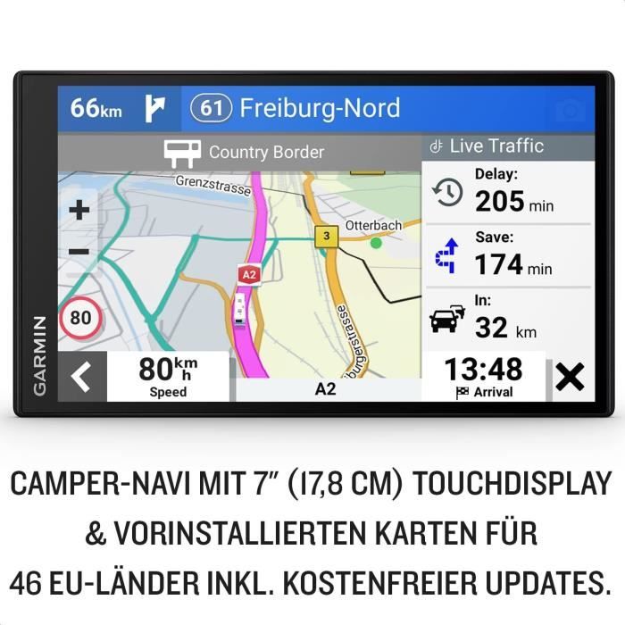 GPS pour camping-cars Camper 795 - GARMIN - 7" - info trafic en temps réel
