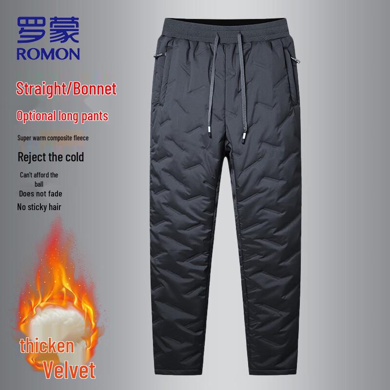 ROMON Herren Thermohose mit Lammfellfutter