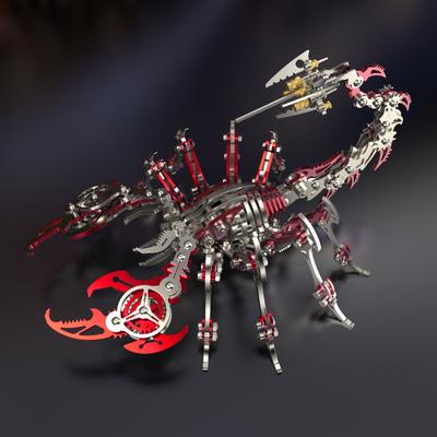 Çelik Şeytan Renkli Akrep 3D Katı Metal Bulmaca