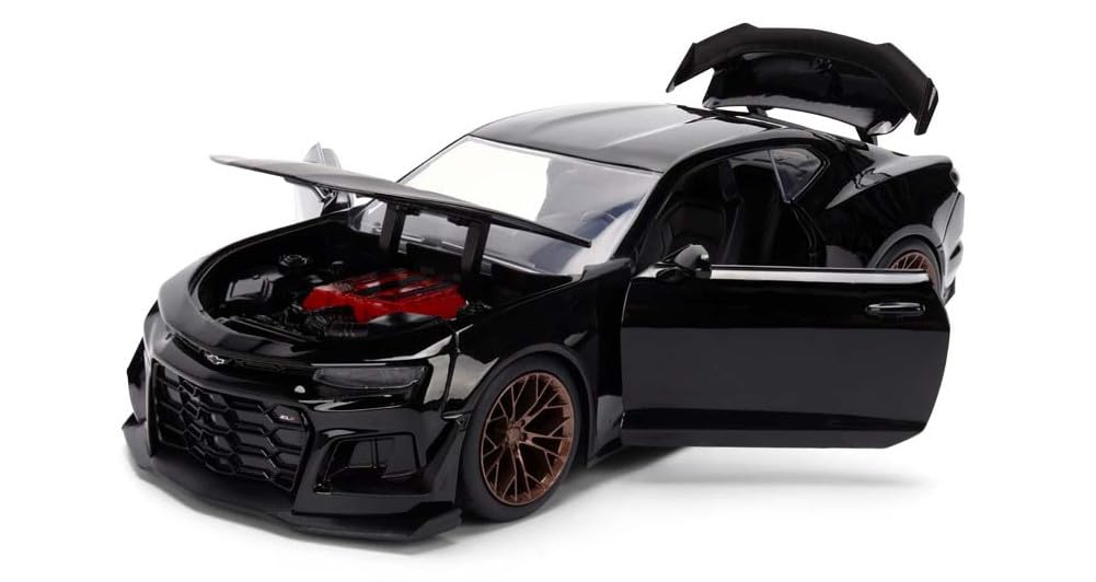 Kyosho Jada Toys Fast Furious Series 2024 Chevy Camaro ZL1 1LE Black Finished Model JADA36475 & 1/24 F&F