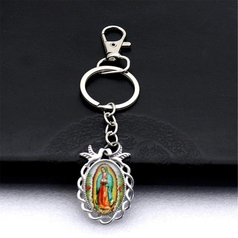 Our Lady of Guadalupe Keychains Elegant Key Rings Key Ornament Great for Weddings Communions and Church Functions