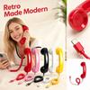 Vintage Retro Telephone Handset with Plug for Smartphone, External Earpiece for Home and Calls