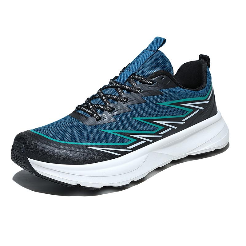 Plus Size Men's Wide-Toe 48 Casual Sports Shoes - Wear-Resistant, Shock-Absorbing Mesh for Hard Courts