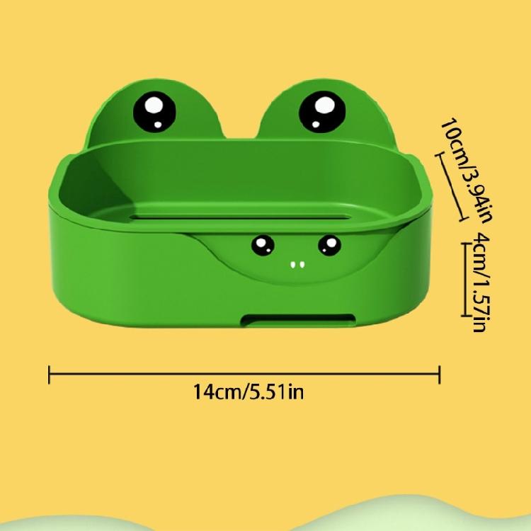 Seifenschale mit Frosch-Thema Lustiges und funktionales Badezimmer-Accessoire für Kinder und Erwachsene, um Seife trocken zu halten