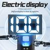 Portable Mini LED Flashlights USB Rechargeable EDC Flashlight with Battery Display Magnetic Working Light 7 Modes Fishing Torch