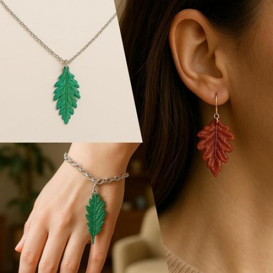 Tree Leaf Silicone Mold - Resin & Fondant Cake Decorating Tool